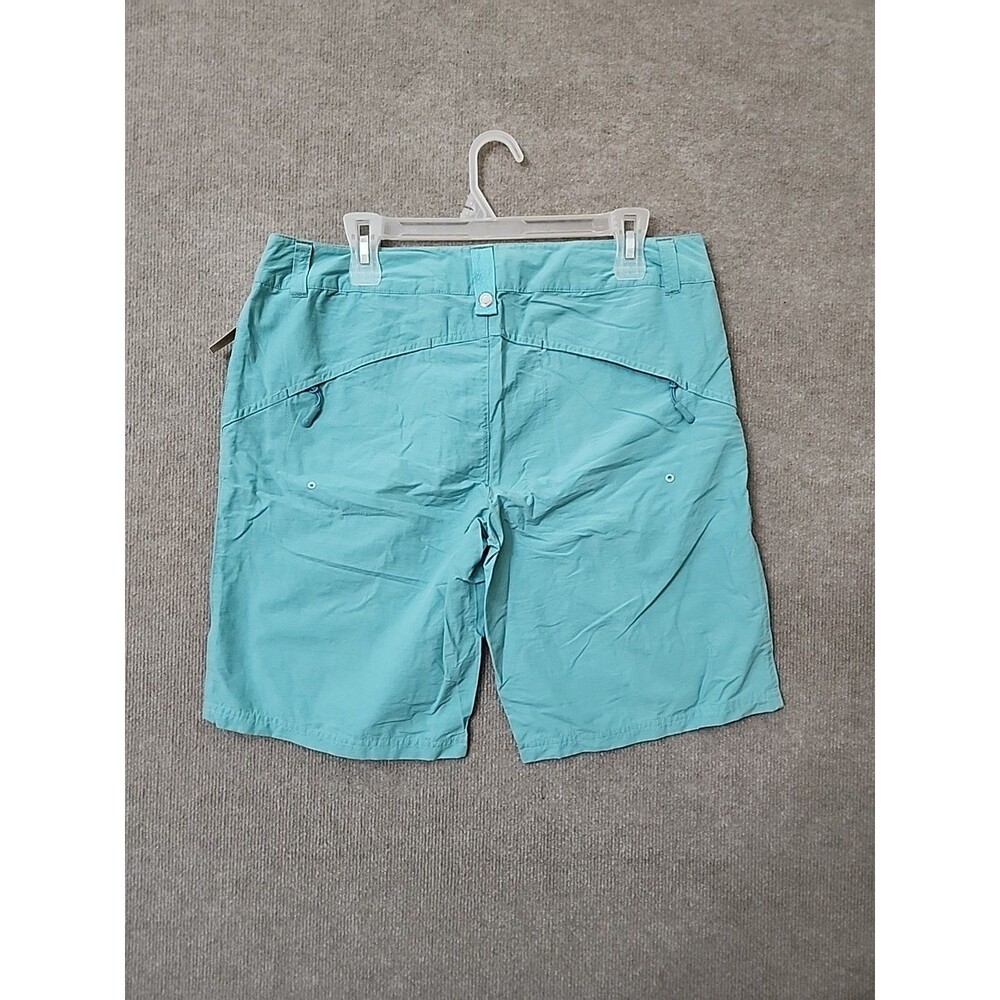 Gander Mountain Riley Shorts Womens 10 Aqua Sea Cargo Pockets Lightweight NEW - Picture 6 of 9